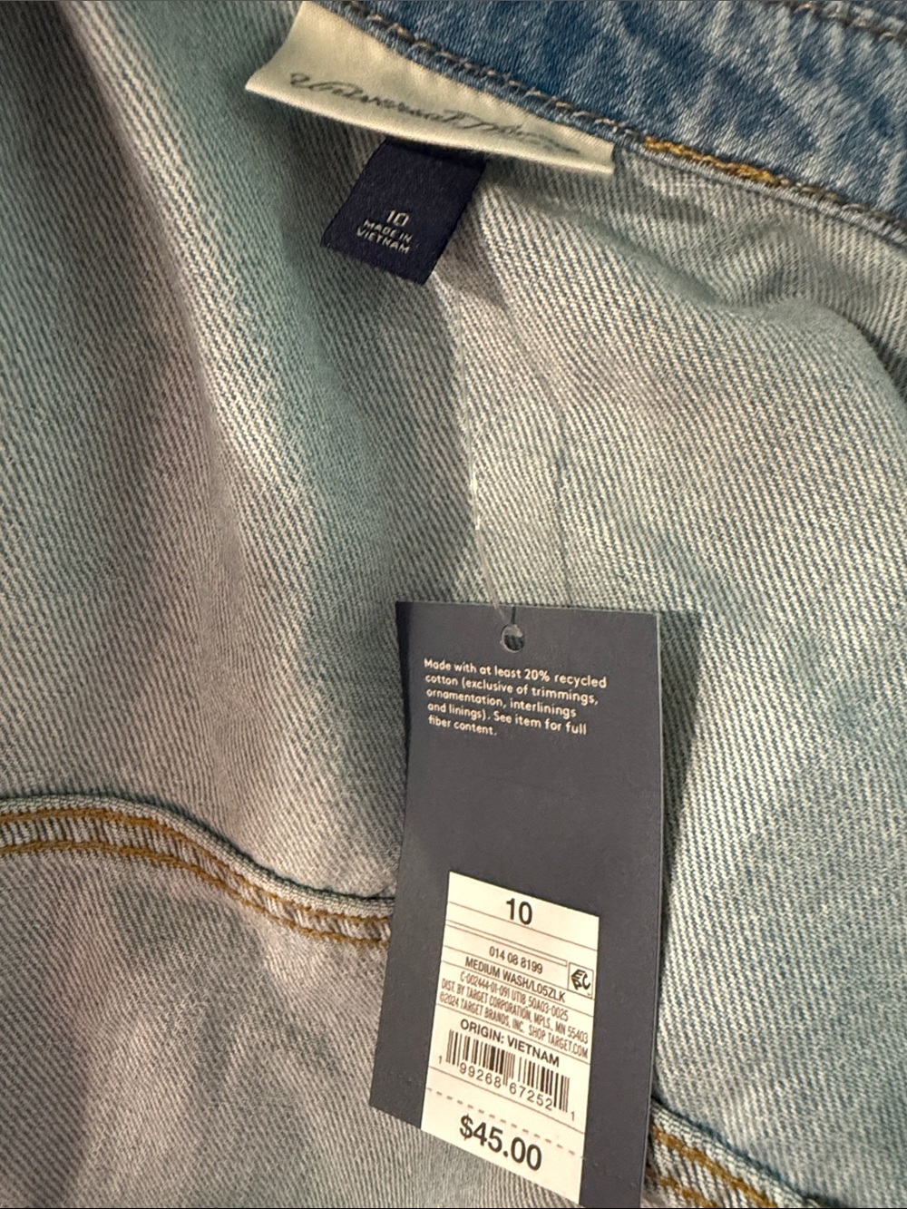 Universal Thread Light Blue Denim Shirt Dress - Picture 6 of 8